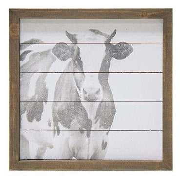 Simply Farmhouse Cow Sign - The Fox Decor